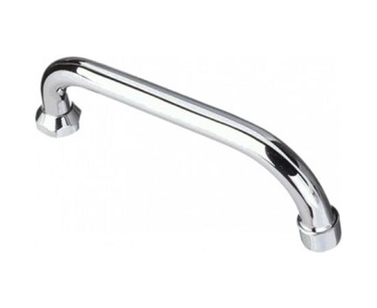 Верхний излив для настенных смесителей Terma П-образный, 20 см, с аэратором 20686 33955 