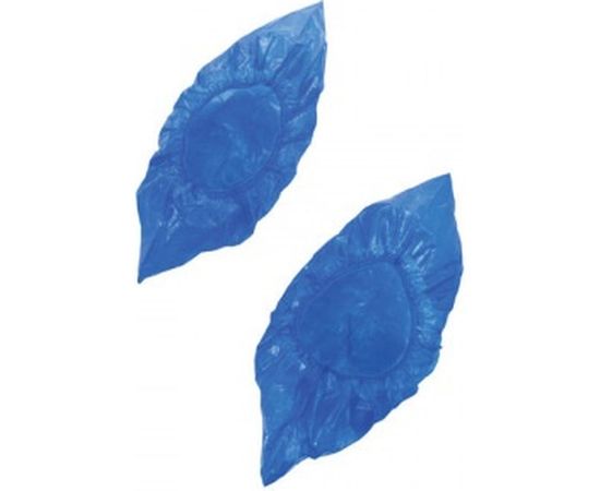 Комплект бахил ЛАЙМА СВЕРХПРОЧНЫЕ, 30 штук/15 пар, двойная резинка, 39х14 см, 100 мкм, 10 г, 104981 