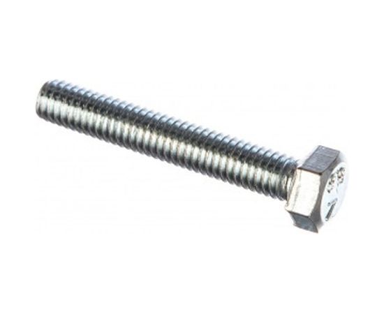 Болт DIN 933 с шестигранной головкой, оцинкованный М5х30, 80шт - коробка Tech-Krep 105197 