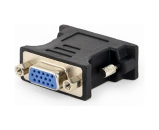Переходник Cablexpert 29M/15F, черный, пакет A-DVI-VGA-BK 