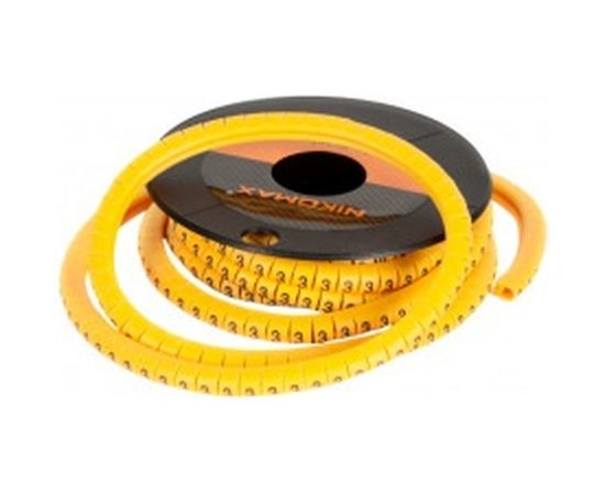 Кабельный маркер NIKOMAX цифра 2, желтый, 500шт. NMC-CMR-2-YL-500 
