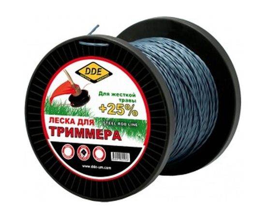 Корд триммерный&nbsp;(2.0 мм; 126 м; витая)&nbsp;DDE 645-136 