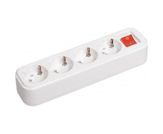 Переносная разборная розетка с выключателем IEK К04В, 4 места, CLASSIC KYP11-16-04-00-ZK 