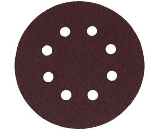 Наждачный круг Курс с липучкой с отверстиями 125 мм 5 шт. Р240 39789 
