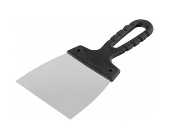 Шпательная лопатка из нержавеющей стали Россия 100 мм пластмассовая ручка 85135 – изображение 2