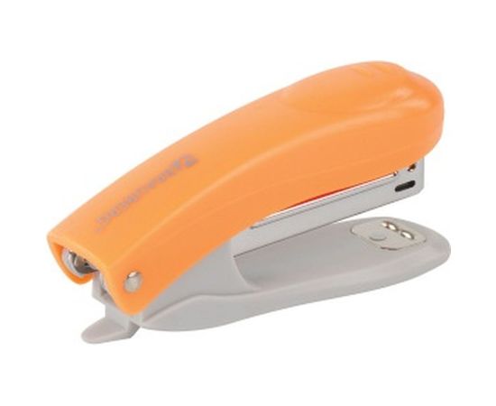 Степлер №10 BRAUBERG Original, до 12л, с антистеплером, оранжевый, 227766 – изображение 2