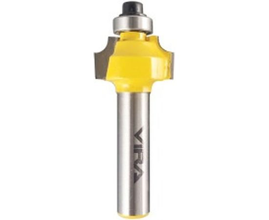 Фреза кромочная калевочная (19х10 мм; R3.17 мм; подшипник 9.5 мм) VIRA 553353 – изображение 2