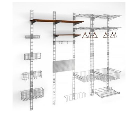 Навесная средняя корзина ESSE 308x100x110 мм, металлик GK1-23 – изображение 2