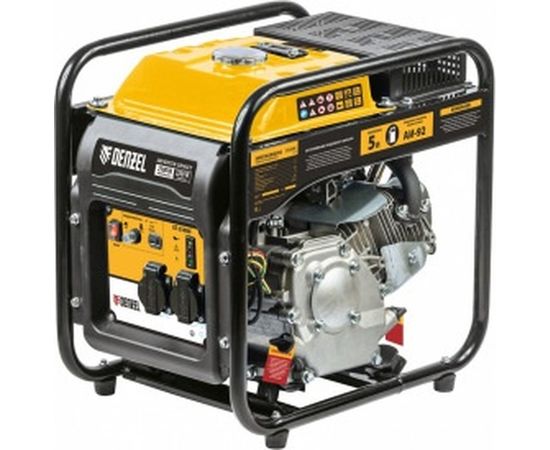 Инверторный генератор Denzel GT-2500iF, 2,5 кВт, 230 В, бак 5 л, открытый корпус 94704 – изображение 2