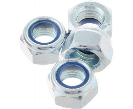 Самоконтрящаяся гайка Tech-Krep DIN985 оцинкованная М12 4 шт - пакет 112252 – изображение 2
