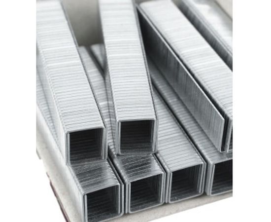 Скобы прямоугольные закаленные Тип 140 (1000 шт; 12 мм) Biber 85839 тов-085748 – изображение 2