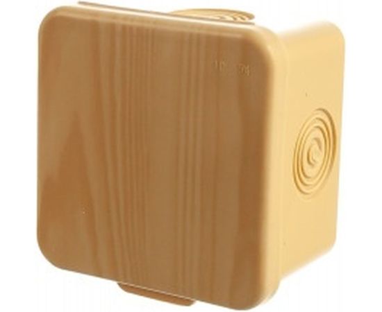 Распаячная коробка EKF КМР-030-037 65х65х50 светлое дерево PROxima SQplc-kmr-030-037-s – изображение 2