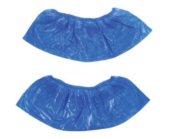 Комплект бахил ЛАЙМА СВЕРХПРОЧНЫЕ, 30 штук/15 пар, двойная резинка, 39х14 см, 100 мкм, 10 г, 104981 – изображение 2