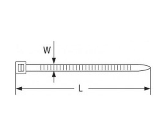 Нейлоновый хомут Navigator 4.8х400 белый NCT-048-400-100/WH 100шт 4670004710531 155893 – изображение 2