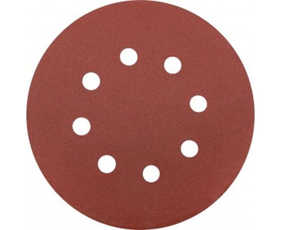 Наждачный круг Курс с липучкой с отверстиями 125 мм 5 шт. Р240 39789 – изображение 2