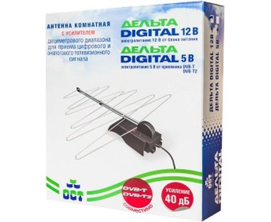 Комнатная антенна Дельта Digital К131А.03.01 5V 14860 – изображение 3