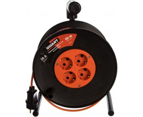 Удлинитель Gigant ПВС 3х1,5 50м на катушке PE-021 – изображение 3