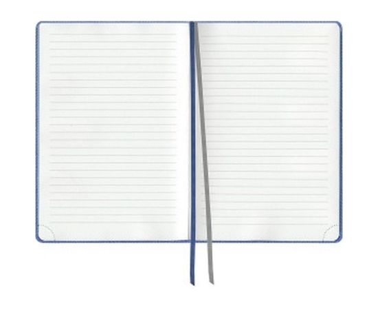 Блокнот BRAUBERG Tweed А5 148x213 мм, 112 л, под ткань, линия, синий, 110966 – изображение 3