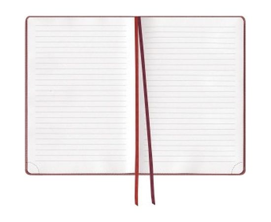 Блокнот BRAUBERG Tweed А5 148x213 мм, 112 л, под ткань, линия, бордовый, 110963 – изображение 3