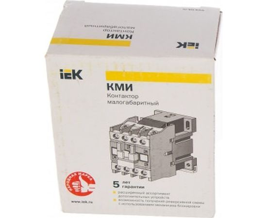 Контактор IEK КМИ-11810 18А 220В 1НО ИЭК KKM11-018-230-10 – изображение 4