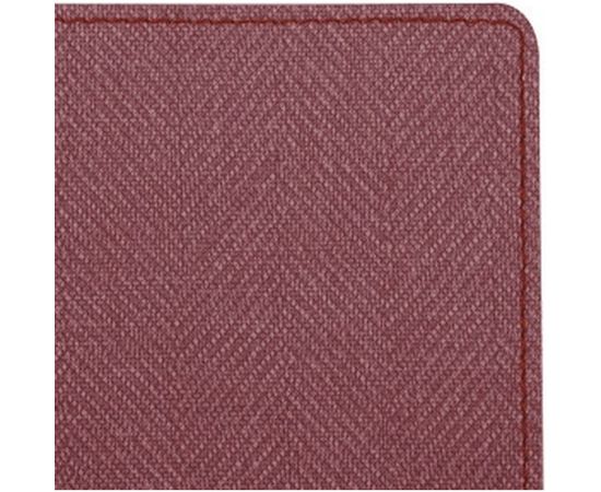 Блокнот BRAUBERG Tweed А5 148x213 мм, 112 л, под ткань, линия, бордовый, 110963 – изображение 4