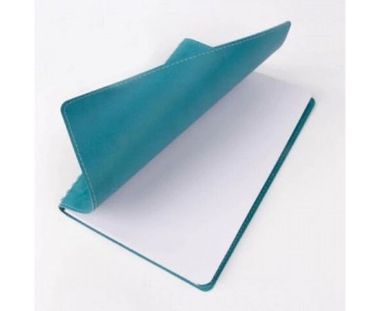 Тетрадь А5 BRAUBERG Office PRO 148x218 мм, под кожу, гребень, 80 л, бирюзовая 111043 – изображение 5