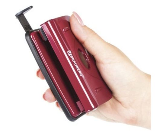 Дырокол BRAUBERG металлический Universal, до 10л, борд, 222550 – изображение 5