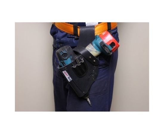 Кожаная кобура LUCKY Guy для аккумуляторных дрелей, шуруповертов, левая, 03 002LG-L – изображение 5