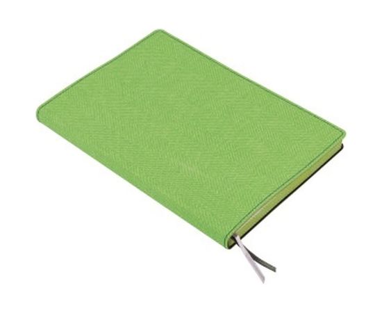 Блокнот BRAUBERG Tweed А5 148х213 мм, 112 л, под ткань, линия, зеленый, 110968 – изображение 5