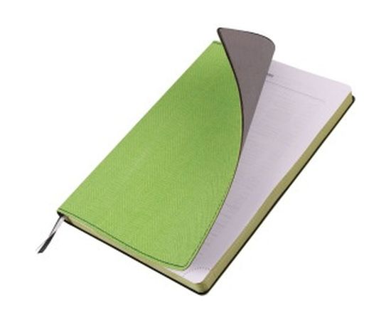 Блокнот BRAUBERG Tweed А5 148х213 мм, 112 л, под ткань, линия, зеленый, 110968 – изображение 6