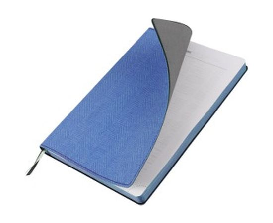 Блокнот BRAUBERG Tweed А5 148x213 мм, 112 л, под ткань, линия, синий, 110966 – изображение 6