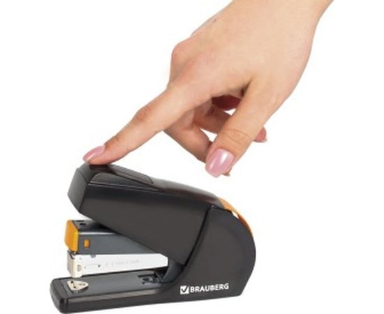 Степлер BRAUBERG №24/6, 26/6 Leistung 224348 – изображение 6