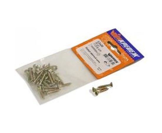 Шуруп VIPкрепеж желтый цинк 3,5х20 30шт 11318 VIP 