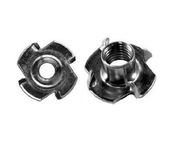 Мебельная забивная гайка Tech-Krep оцинкованная М5 10 шт - пакет 108938 