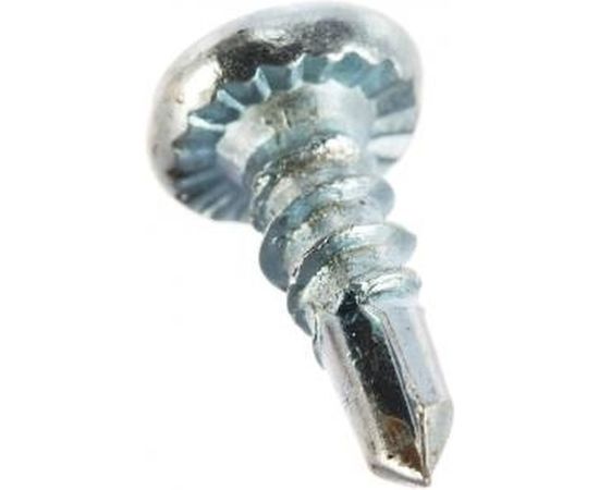 Саморез клоп VIPкрепеж белый, полусфера, сверло, 3.5х9.5 23 шт 10203 VIP 