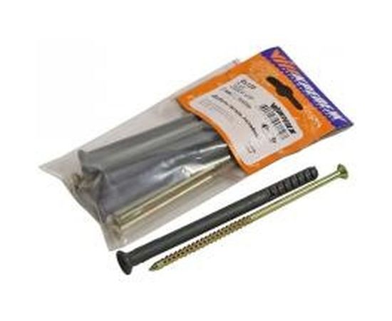 Потайной дюбель-гвоздь VIPкрепеж бортик, 8х120, 5 шт. 20824 VIP 