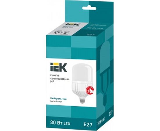 Лампа IEK LED HP 30 Вт 230 В 4000К E27 LLE-HP-30-230-40-E27 