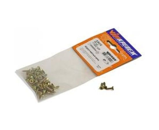 Шуруп VIPкрепеж желтый цинк 3,0х12 45шт 11302 VIP 