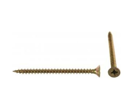 Шуруп VIPкрепеж желтый цинк 4,5х60 8шт 11370 VIP 