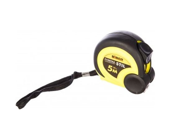 Рулетка (обрезиненный корпус, 5 м х 19 мм) Biber STIL 40082 тов-173006 
