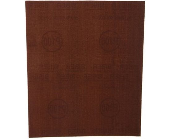 Шкурка шлифовальная на тканевой основе (10 пачек по 10 листов; 230х280 мм; Р100) Biber 70625 тов-080362 