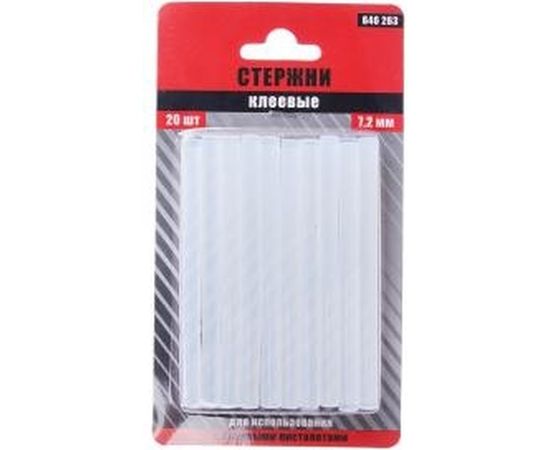 Стержни клеевые (20 шт; 7.2x100 мм) FALCO 646-263 