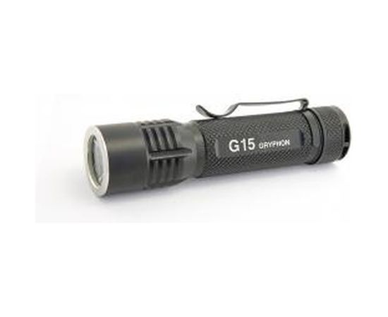 Фонарь ЯРКИЙ ЛУЧ G15 v.2Gryphon CREE XM-L2 max700лм, 4реж., IPX7, акк 18650 2600mAh 4606400106050 