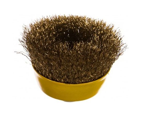 Щетка крацовка чаша (75 мм; М14) для УШМ Biber 70970 тов-076241 