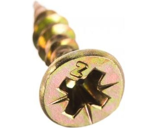 Шуруп VIPкрепеж желтый цинк 4,0х16 28шт 11334 VIP – изображение 3