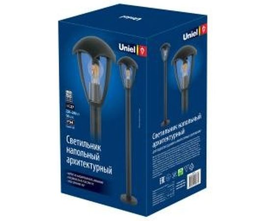 Светильник Uniel UUL-T80A 60W/E27, IP54, BLACK, уличный, под лампу Е27, архитектурный, напольный UL-00006817 – изображение 2