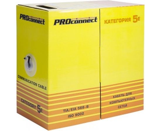 Кабель PROconnect витая пара UTP 4PR 24AWG, CAT5e наружный OUTDOOR бухта 305 м 01-0054 – изображение 2