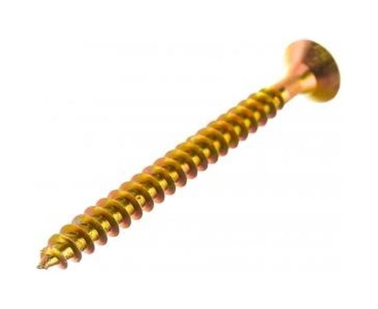 Шуруп VIPкрепеж желтый цинк 6,0х70 3шт 11408 VIPL – изображение 4