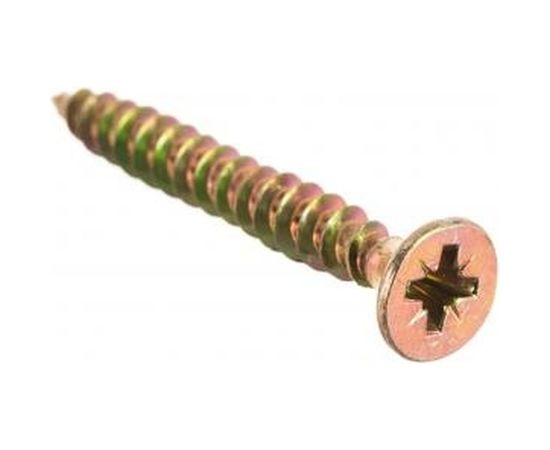 Шуруп VIPкрепеж желтый цинк 4,5х40 12шт 11364 VIP – изображение 4