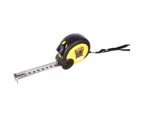 Рулетка (обрезиненный корпус, 5 м х 19 мм) Biber STIL 40082 тов-173006 – изображение 2